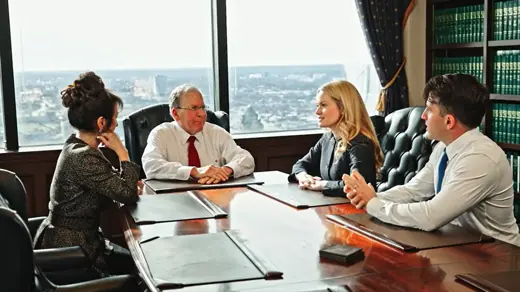 Attorneys at the conference table